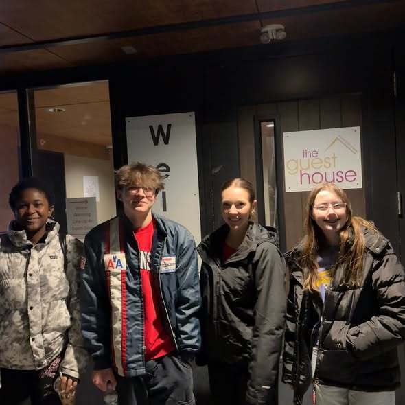 NHS volunteering at soup kitchen