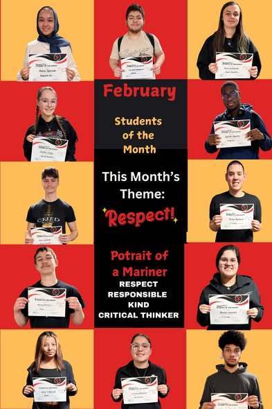 February Students of the Month