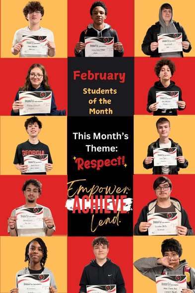February Students of the Month