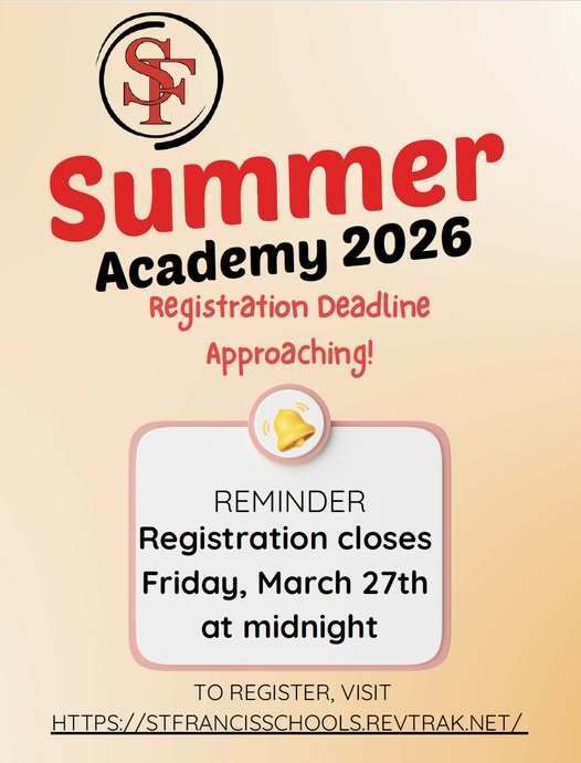 Summer Academy registration deadline approaching