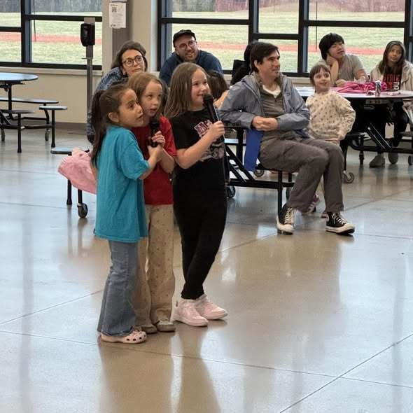 Kids singing at Kids Karaoke Night