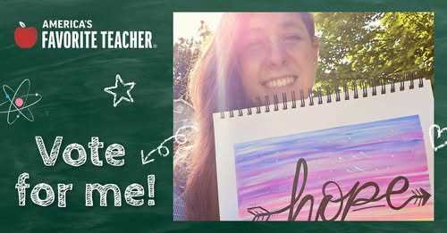 Vote for Kristie Otto, music teacher, for America's Favorite Teacher