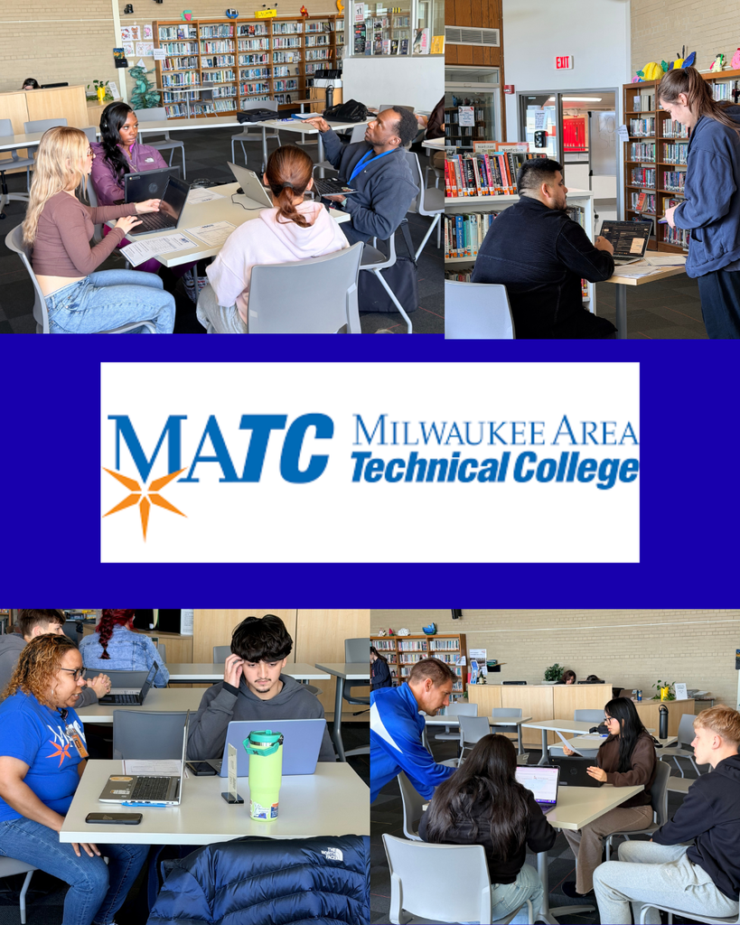 Collage of students enrolling for classes at MATC.