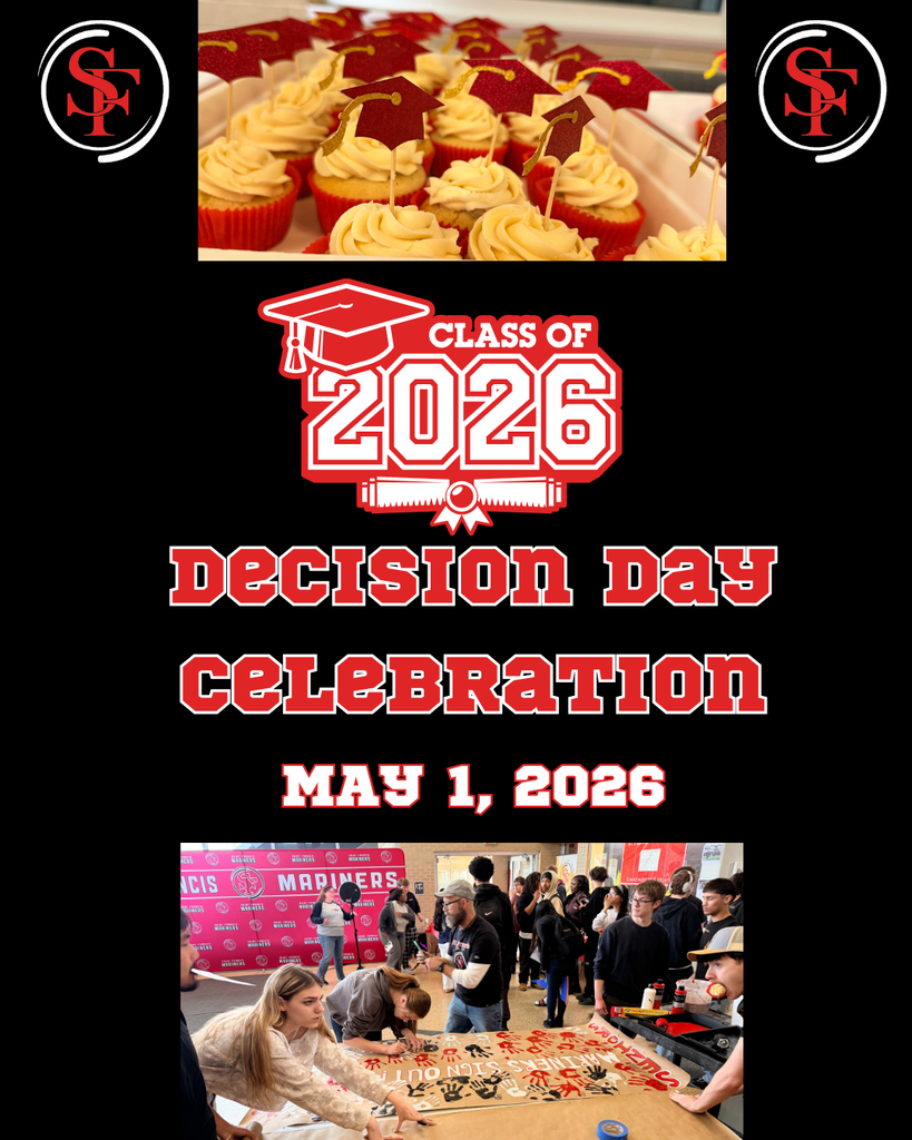 Class of 2026 Decision Day Celebration collage. 