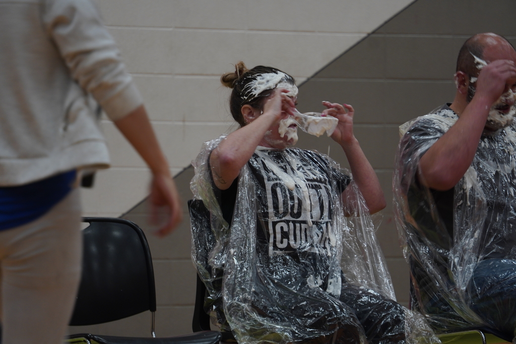 Pie in the face for prom. 