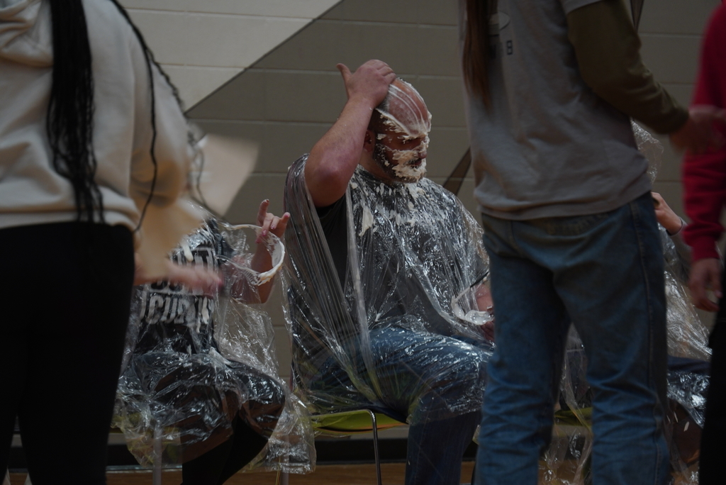 Pie in the face for prom. 