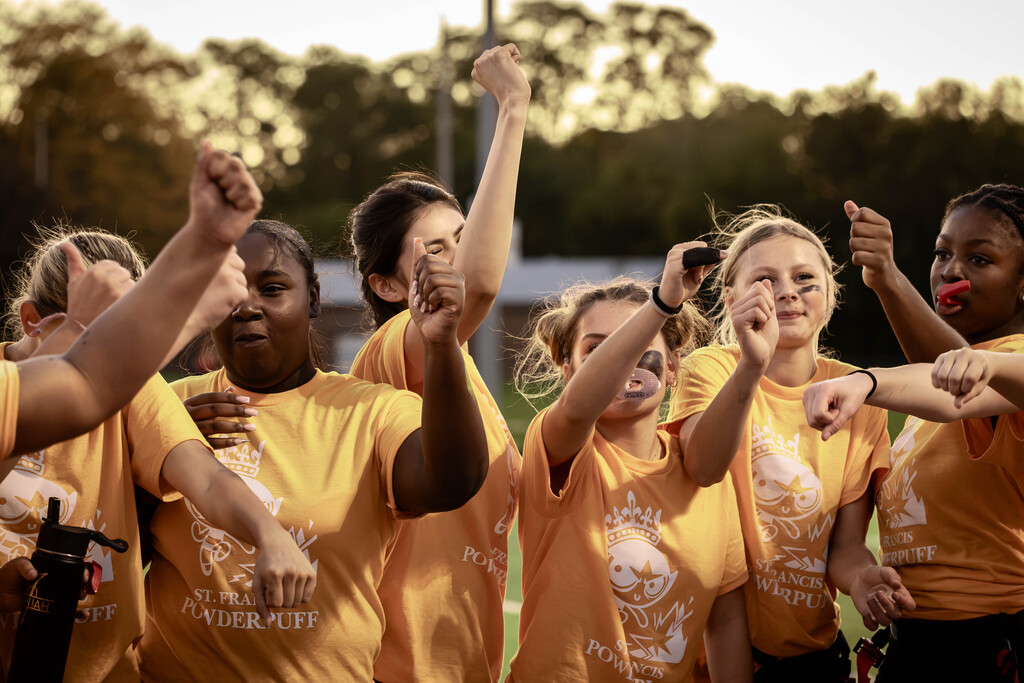 Powderpuff Football game.