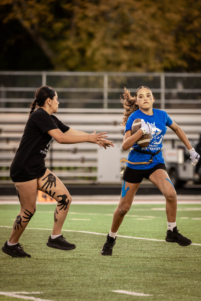 Powderpuff Football game.