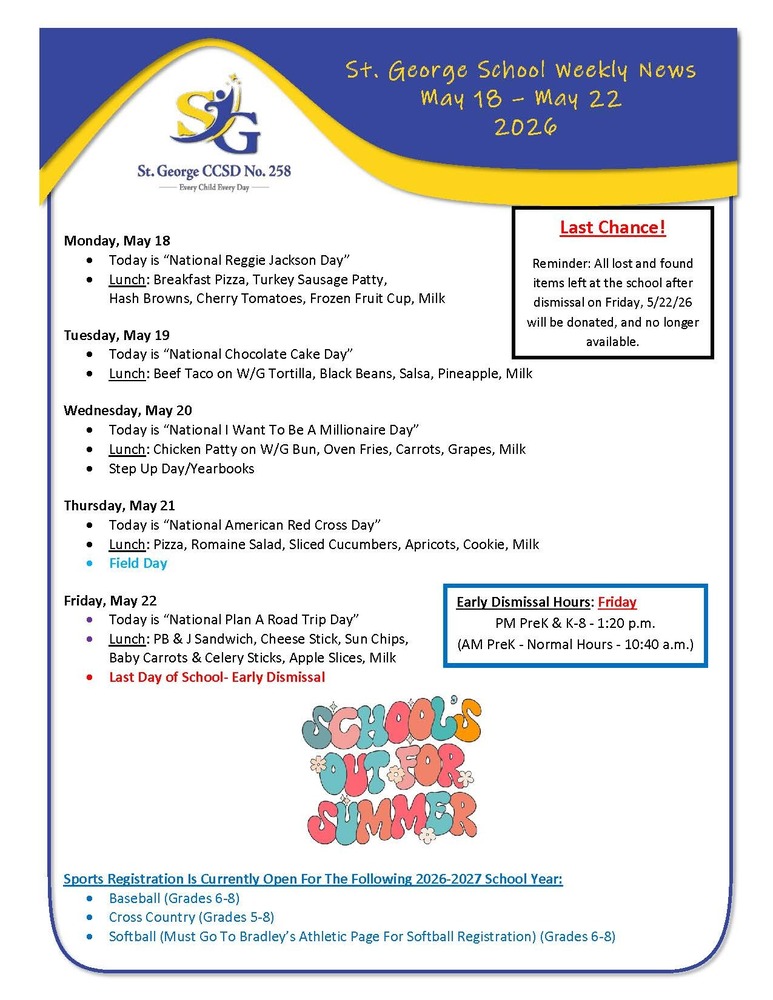 Weekly Newsletter
