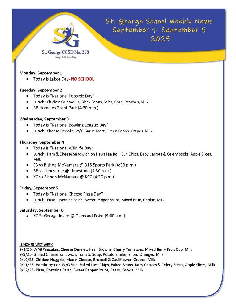 Weekly Newsletter
