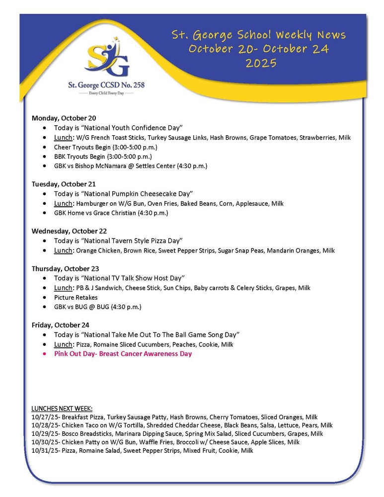 Weekly Newsletter
