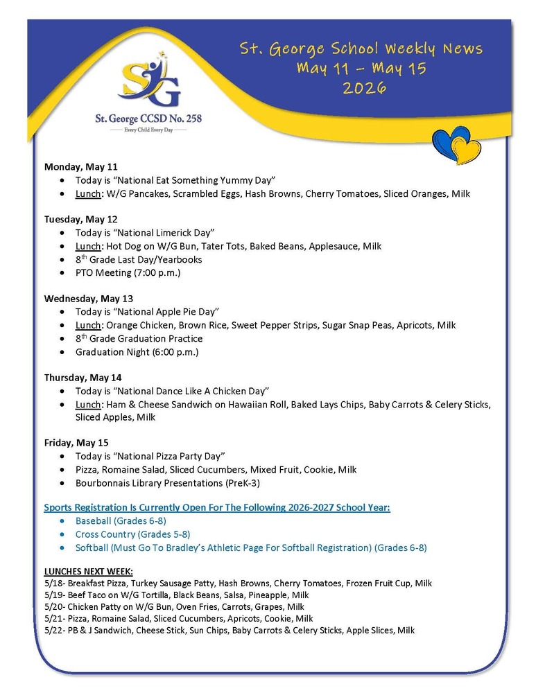 Weekly Newsletter