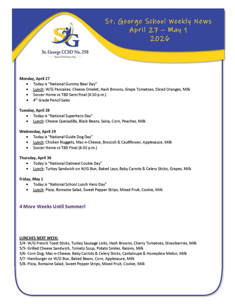 Weekly Newsletter