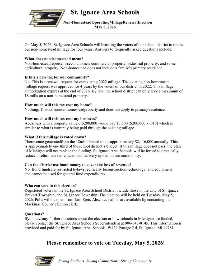 NH Operational Millage Renewal FAQs