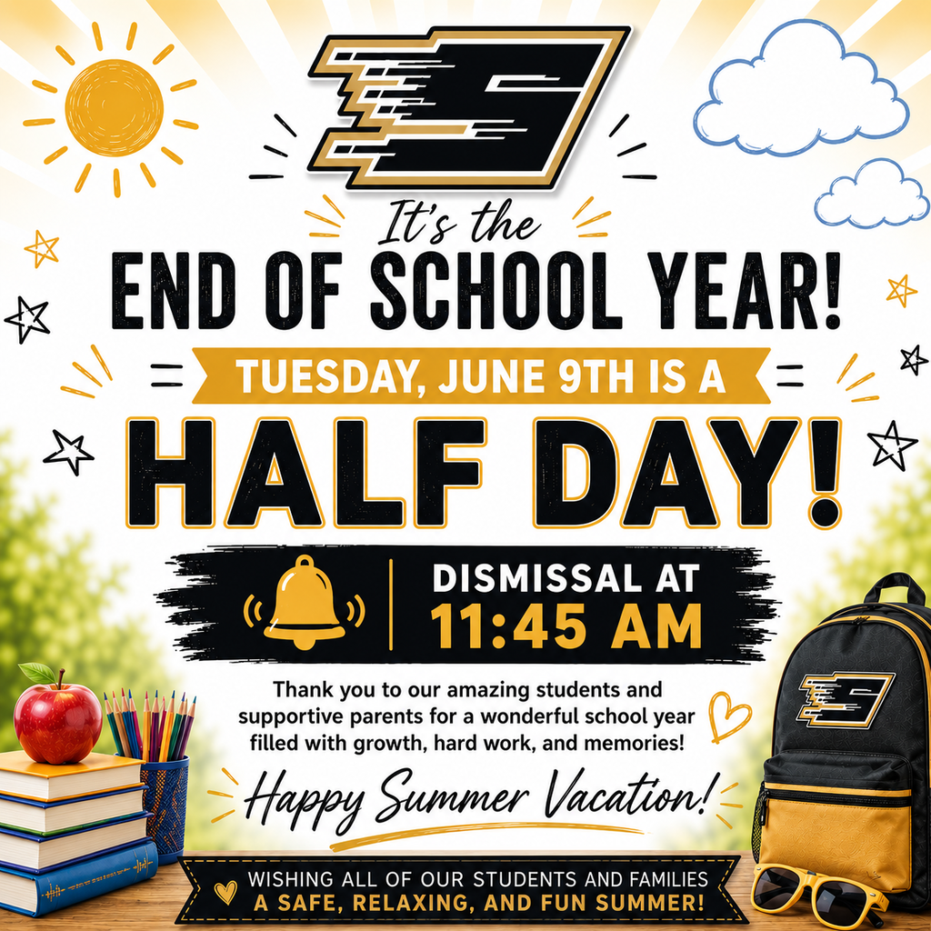 Wishing our students and staff a terrific summer vacation!