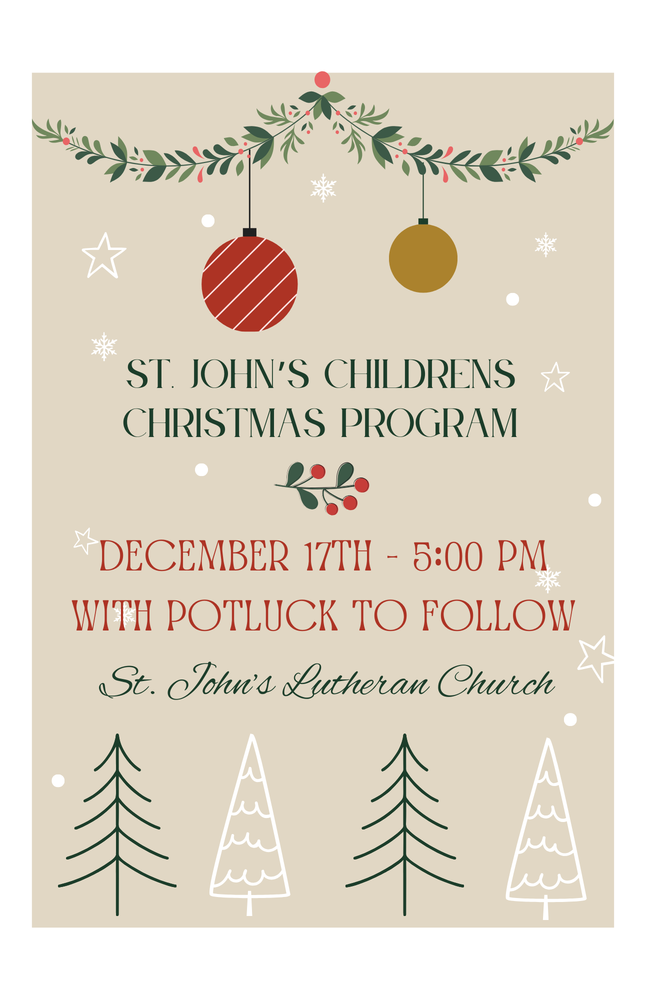 Children's Christmas Program 