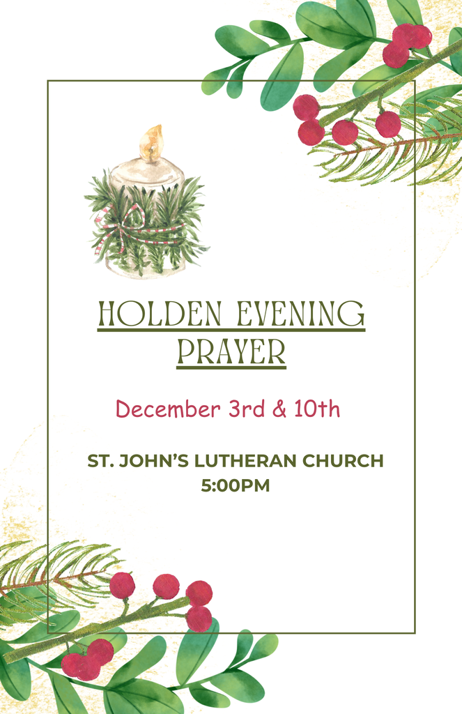 Holden Evening Prayer Service