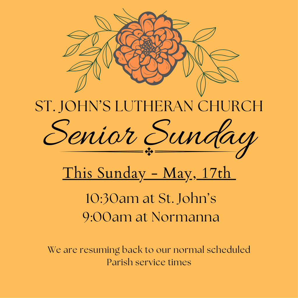 Senior Sunday at St. John's 5/17