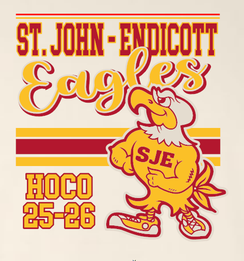 hoco shirt design vintage sje eagle
