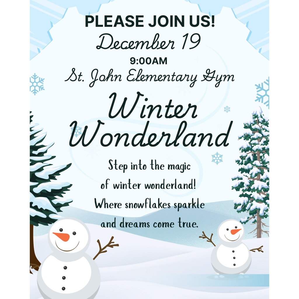 Winter Concert reminder
