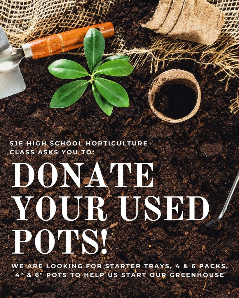 donate your used pots!