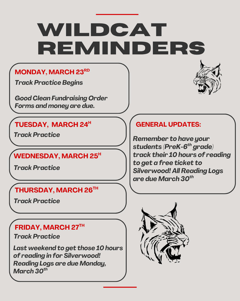 WILDCAT Reminders (24)
