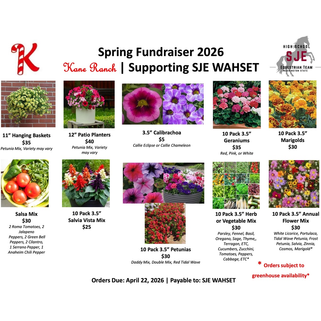 WAHSET Spring Fundraiser