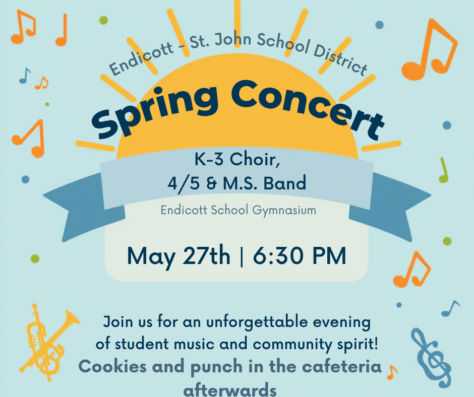 Endicott Elementary and Middle school May 26
