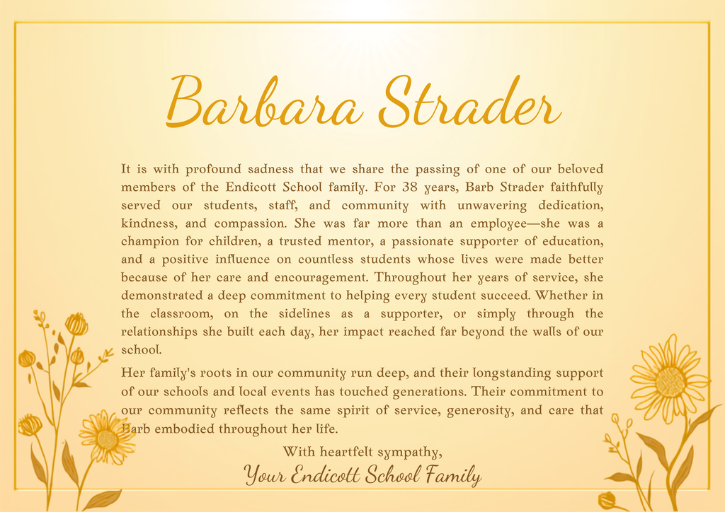 Endicott Elementary and Middle school June 2026