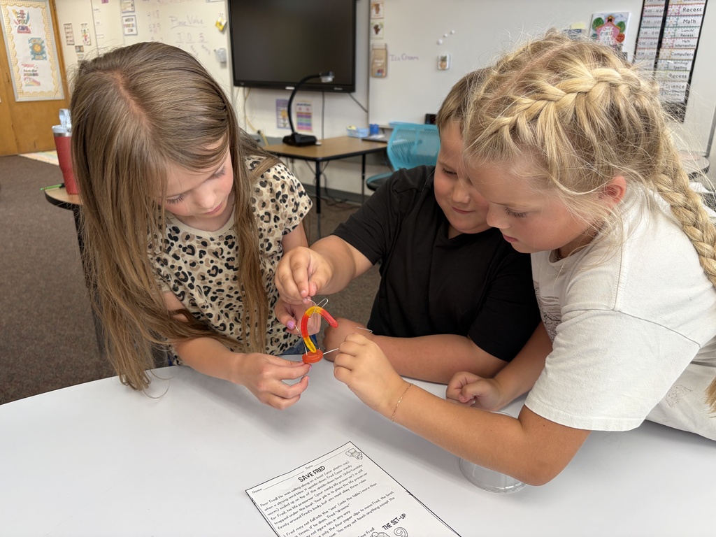 🌟📚 **3rd Grade Spotlight — Mrs. Clements’ Class!** 📚🌟 Mrs. Clements’ 3rd graders are putting their **brains AND teamwork skills to work!** 🧠🤝❤️💛 They worked cooperatively in teams to **“Save Fred”** 🪱😂—using problem-solving, communication, and a whole lot of teamwork to complete the challenge! They also took their math learning on the move, working together to practice **ordering numbers in the hundreds from least to greatest!** 🔢🙌 Learning doesn’t always have to happen sitting at a desk, and these kiddos are proving it! ❤️ We LOVE seeing them **thinking, collaborating, problem-solving, and having FUN while they learn!** 😊✨ Way to go, **Mrs. Clements’ 3rd graders!** Keep working together, keep learning, and keep SOARING! 🦅❤️💛✨