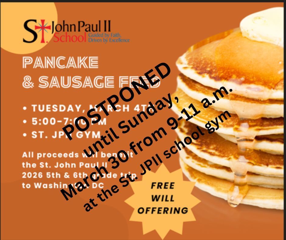 New date is Sunday, March 30th from 9:00 - 11:00 am