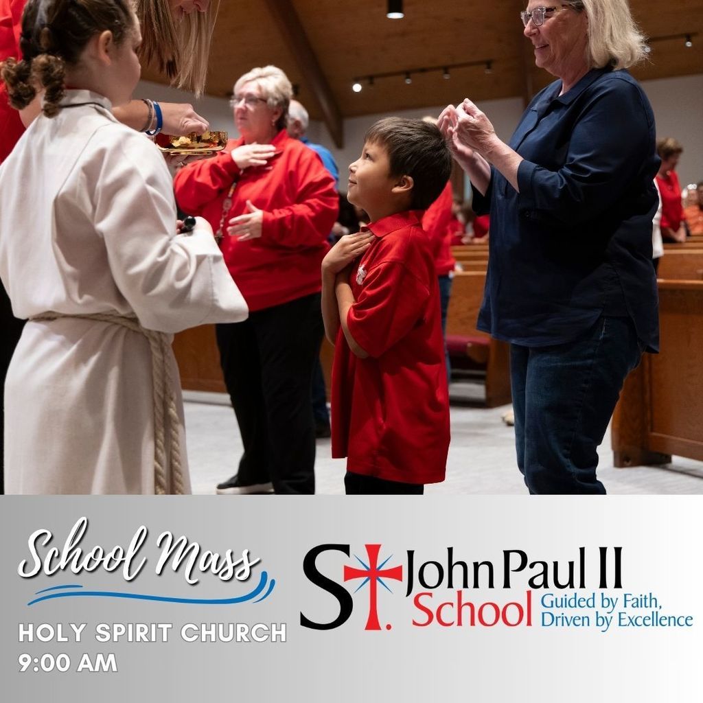 Please join us for Mass on Wednesday, March 26th at 9:00 am at Holy Spirit Church