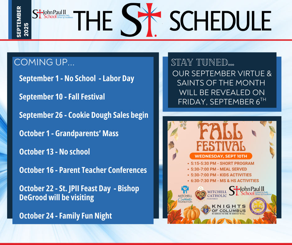 September/October Dates