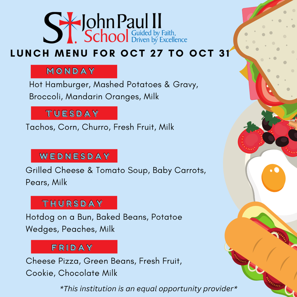 lunch menu