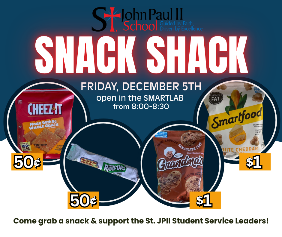 Come and get your snacks!