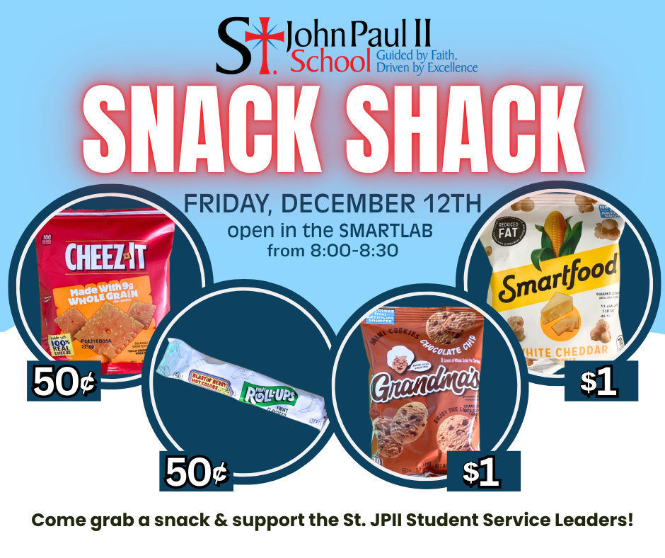 Snack Shack open Friday morning