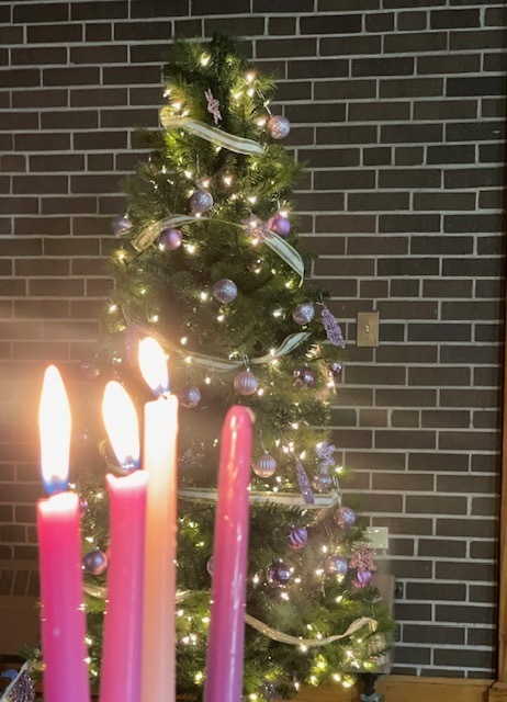 Lighting the JOY candle