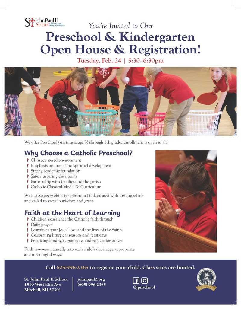 preschool open house flyer