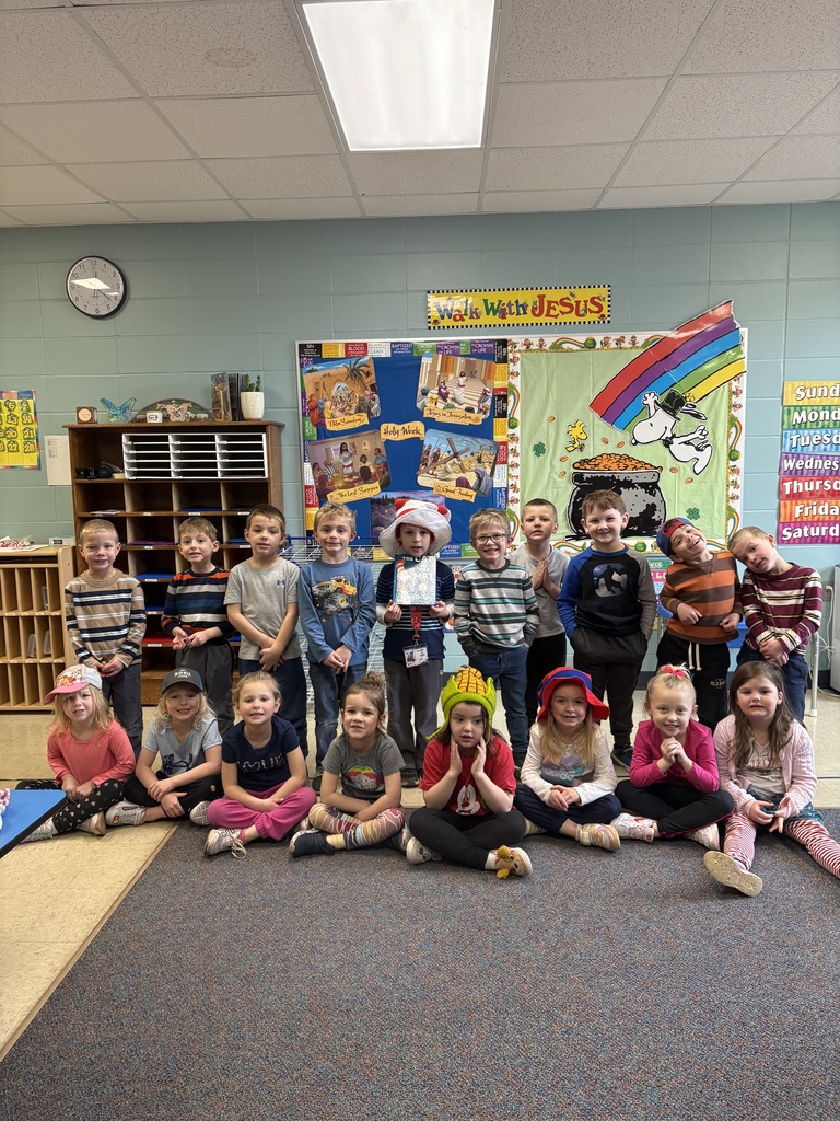 students wearing hats