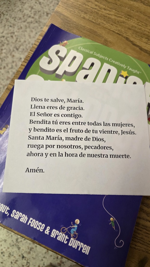 hail mary in spanish
