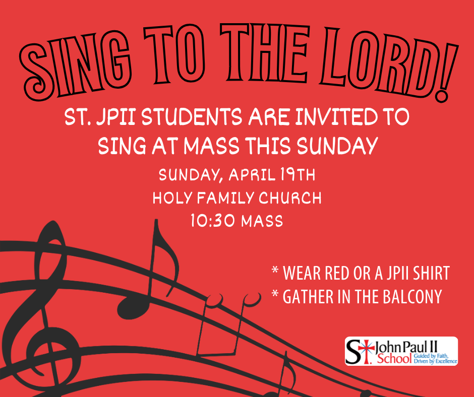 Singing Sunday at Mass