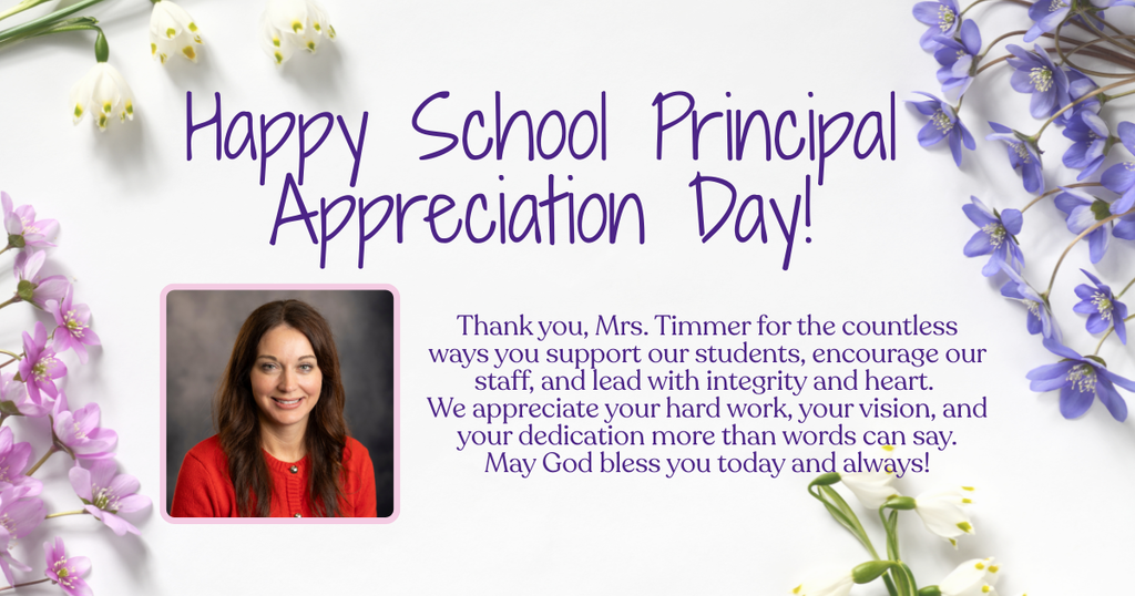 Happy School Principal Appreciation Day!