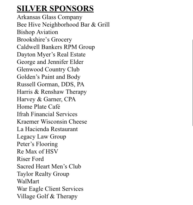 golf tournament sponsors 