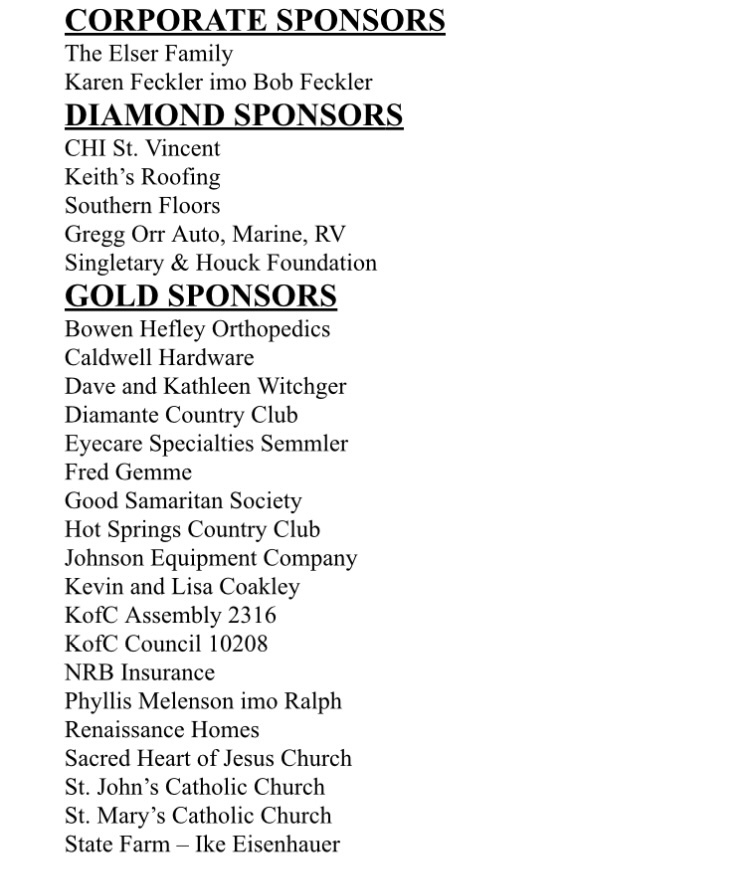 golf tournament sponsors 