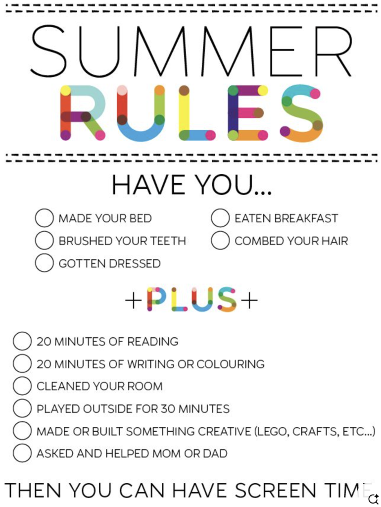 Summer Rules