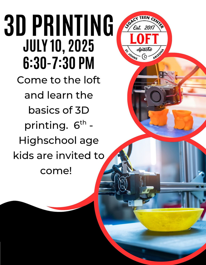 3D printing class at the Loft