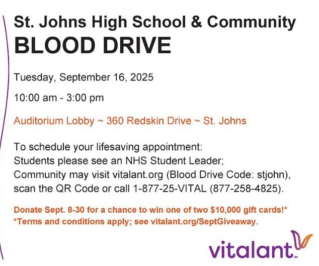 sep 16 blood drive