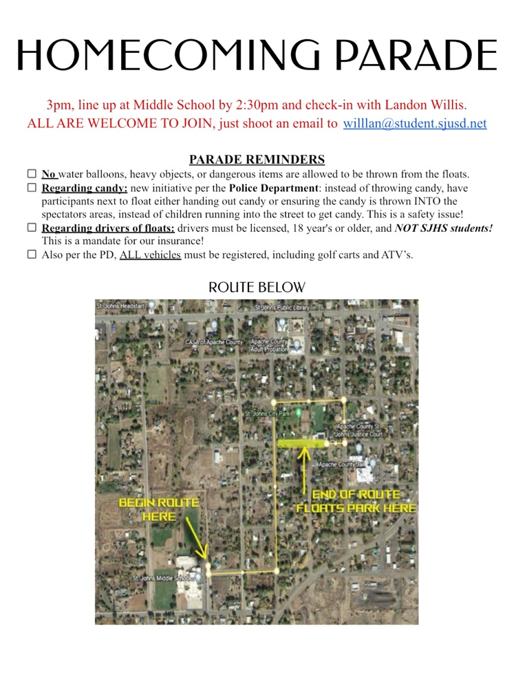 parade info
