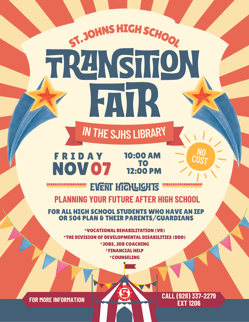 SJHS Transition Fair Flyer
