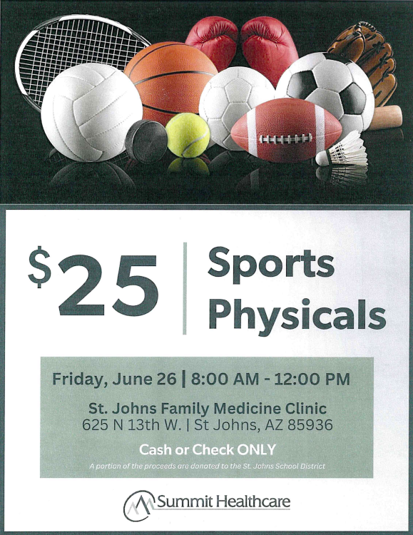 Sports Physicals - Summit